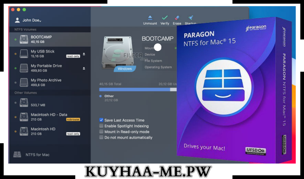 Paragon NTFS Mac Crack Free Download