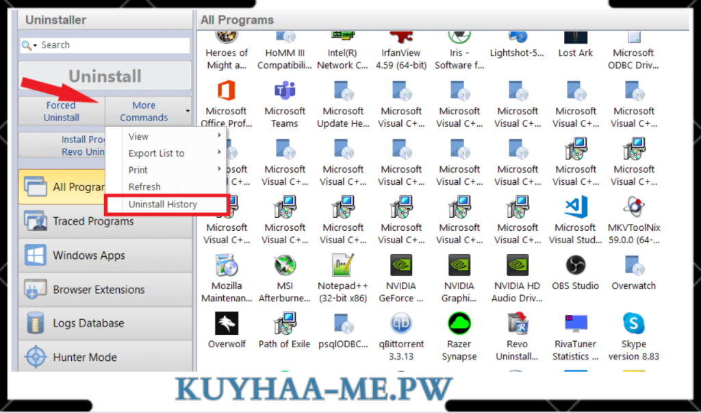 Download Revo Uninstaller Kuyhaa