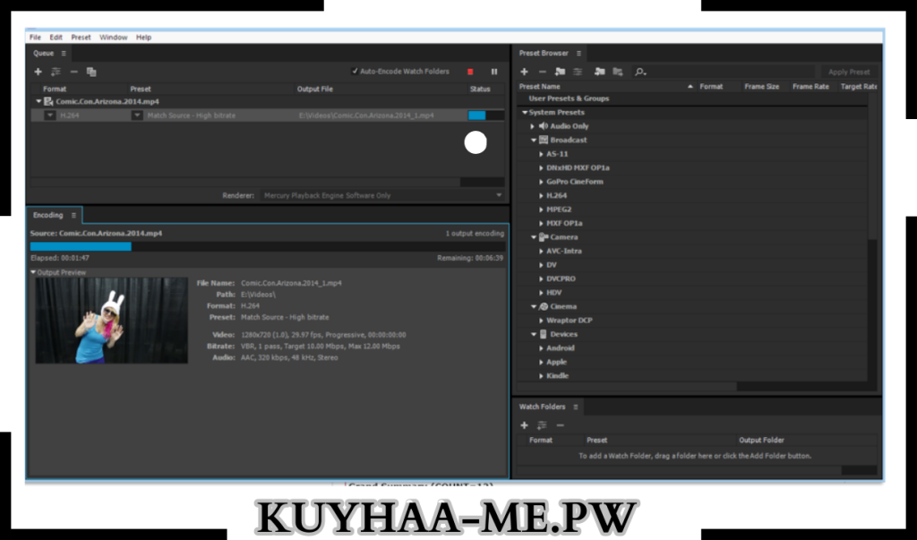 Adobe Media Encoder CC 2018 Download Mac